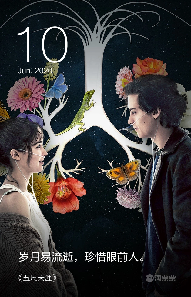 淘票票日签#岁月易流逝,珍惜眼前人.#五尺天涯